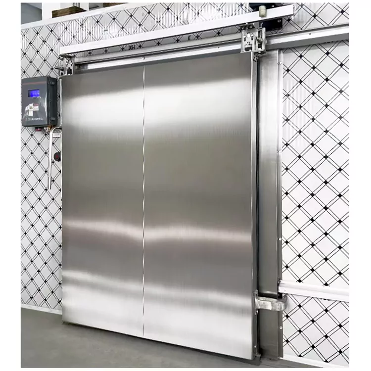 Pintu penyimpanan dingin geser listrik
